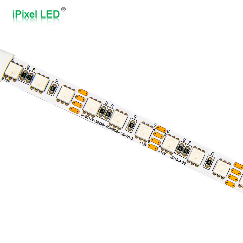 SMD 4040 RGB LED 灯带 96LEDs/M DC12V/24V